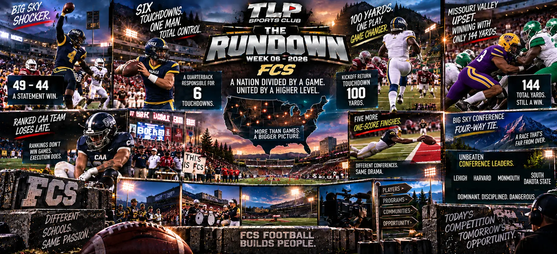 The Rundown, Week 6, FCS results and the state of the FCS.