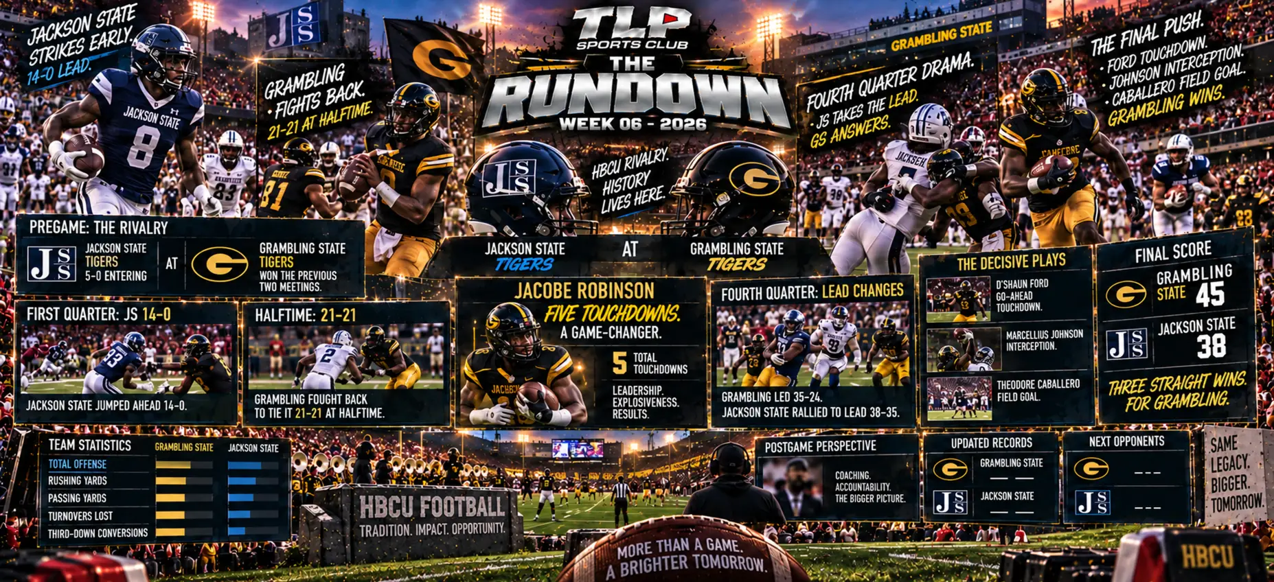 The Rundown, Week 6, HBCU: Jackson State at Grambling State.