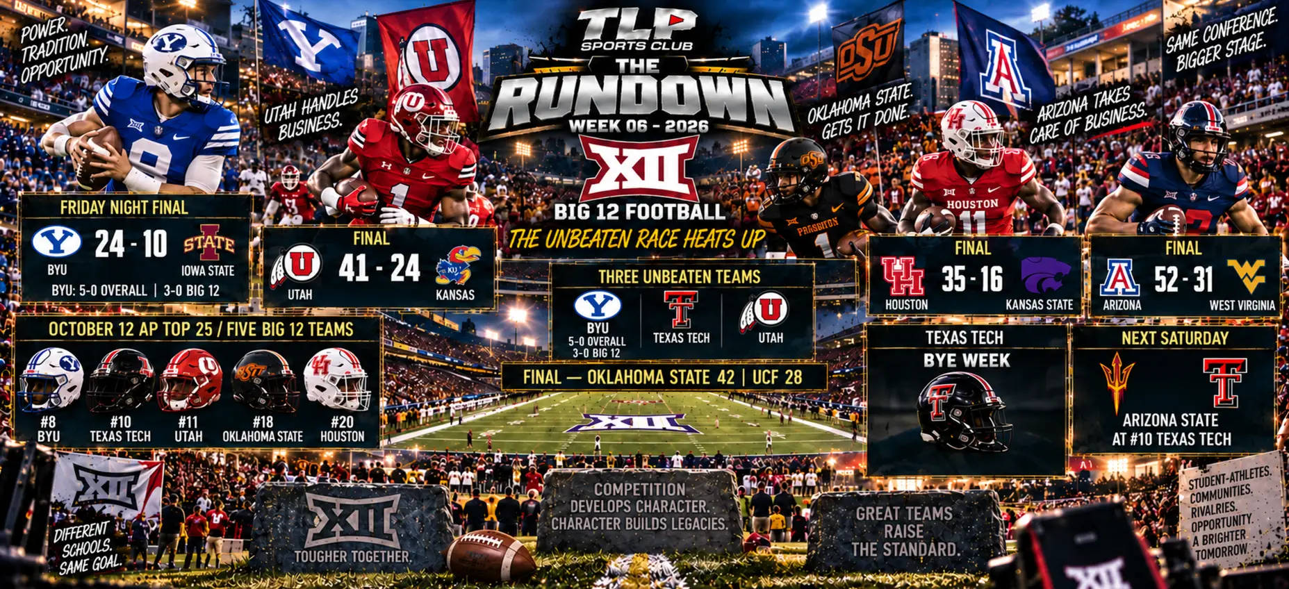 The Rundown, Week 6, Big 12 results and the state of the league.
