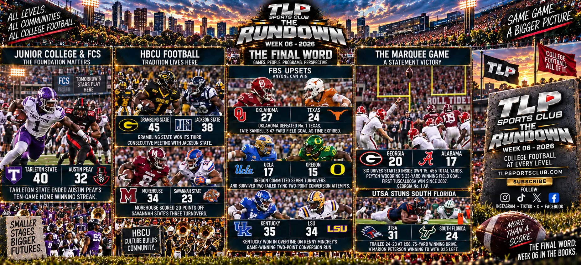 The Rundown, Week 6: the closing recap.
