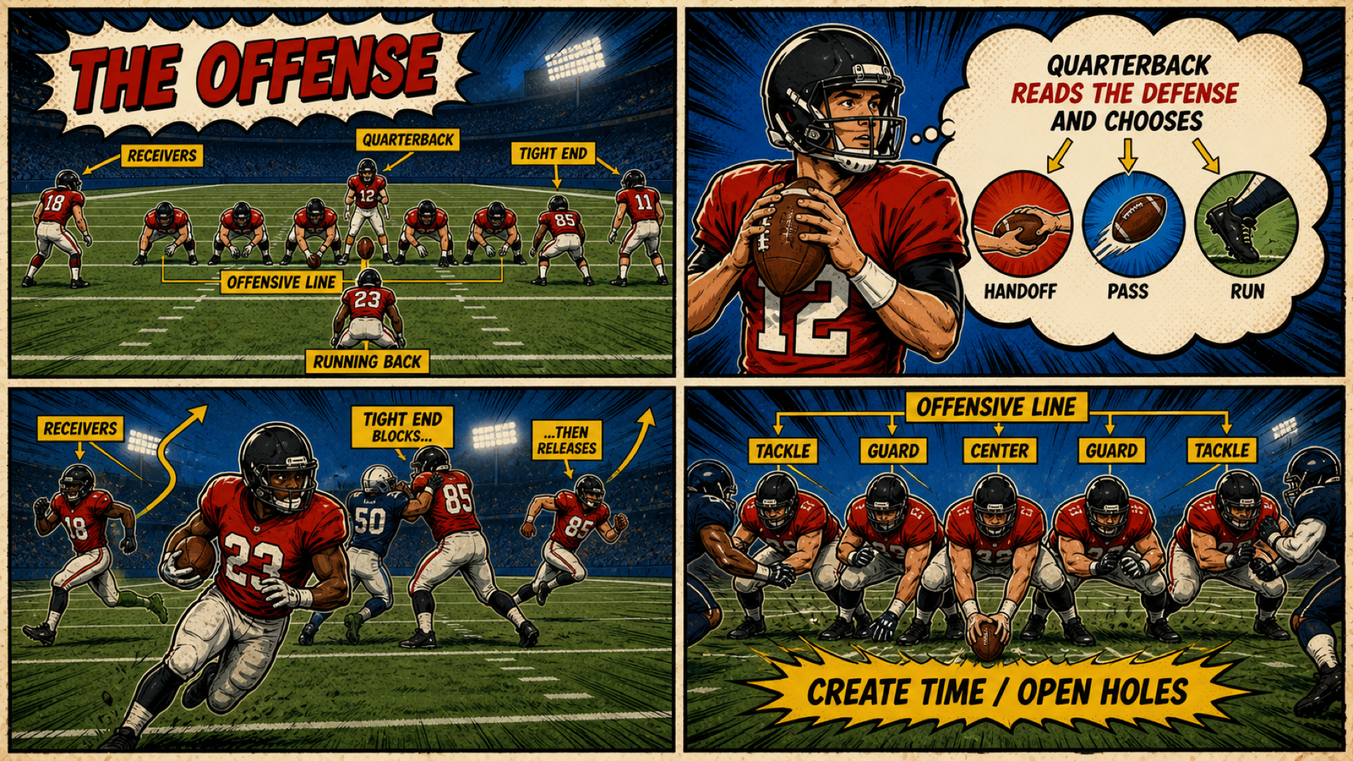 The offense — comic panel 01